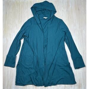 Athleta Harmony Pose Wrap Borealis Open Front Stretch Knit Lounge Cardigan XL